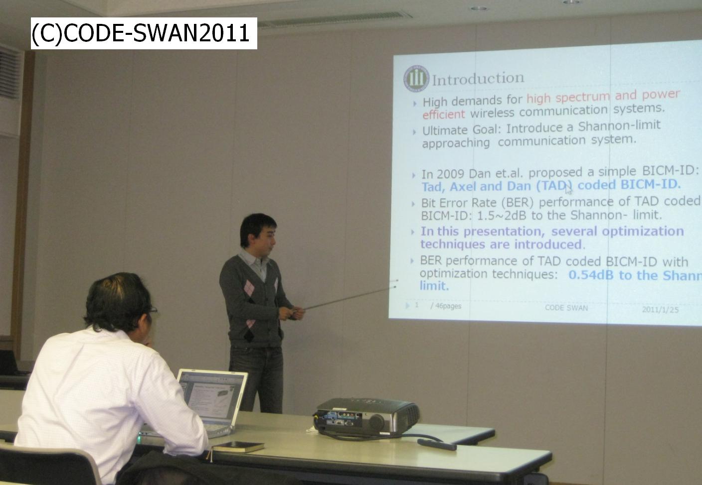 Fukawa is presenting his results
