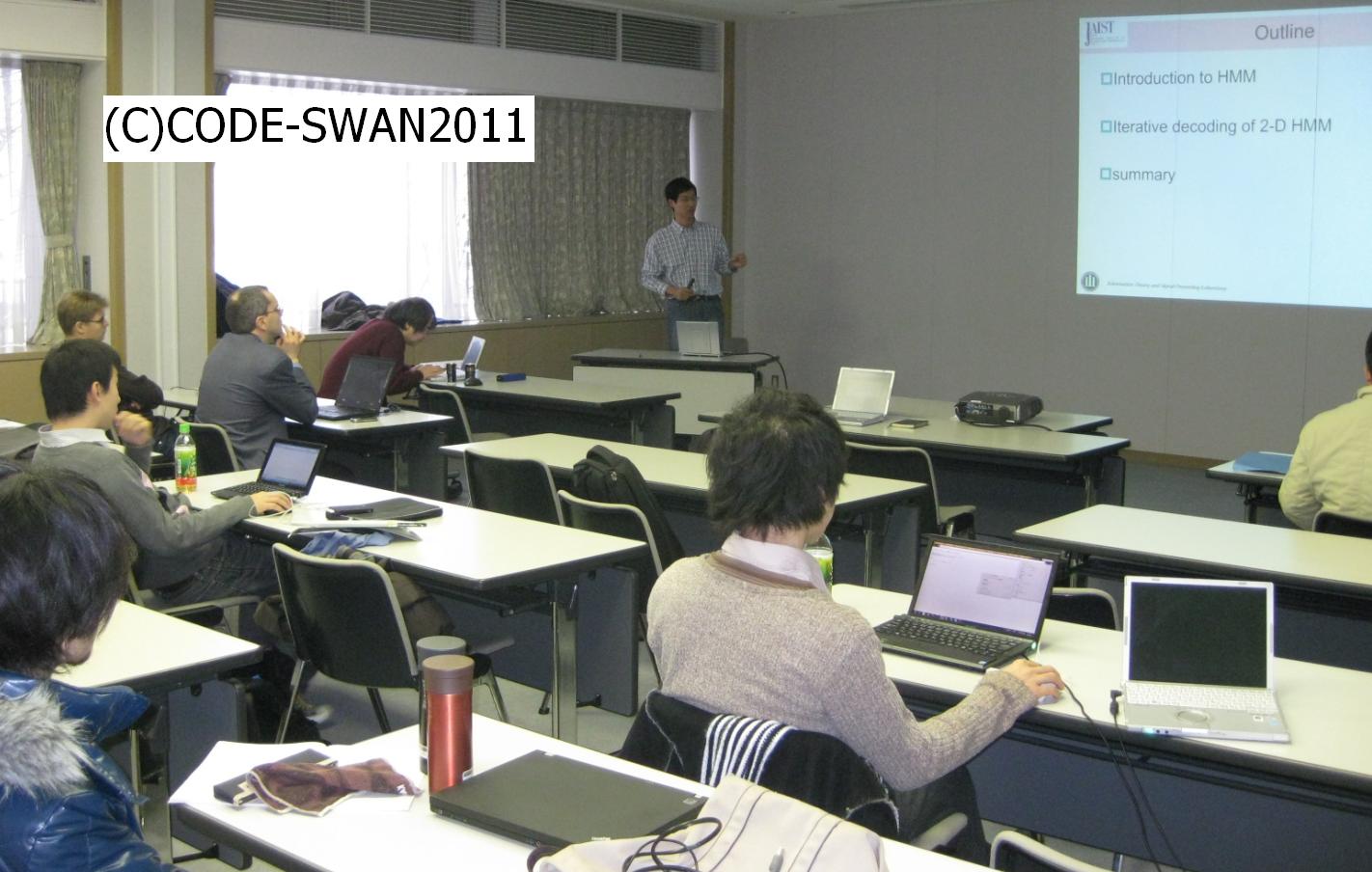 Xiaobo is making a presentation
