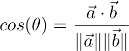 cosine measure