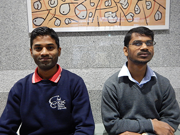 Mr. Madhusudanan (left) Mr. Kalyanasundaram (right)