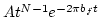 $At^{N-1}e^{-2\pi b_f t}$