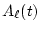 $A_{\ell}(t)$