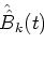 \begin{displaymath}\hat{\hat{B}}_k(t)=\frac{1}{2L}\sum_{\ell=-L,\ell \not= 0}^L
\hat{B}_{k+\ell}(t)
\end{displaymath}