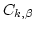 $C_{k,\beta}$