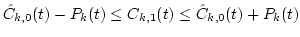 $\hat{C}_{k,0}(t)$