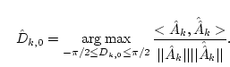 $\theta_{1k}(t)=\hat{D}_{k,0}$