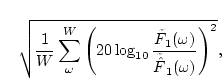 $\tilde{F}_1(\omega)$
