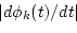 \begin{displaymath}\theta_k(t)=\arctan\left(\frac{S_k(t)\sin(\phi_k(t)-\theta_{1k}(t))}{S_k(t)\cos(\phi_k(t)-\theta_{1k}(t))+C_k(t)}\right),
\end{displaymath}