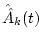 $\hat{D}_{k,1}(t)$