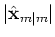 $\vert\hat{\bf {x}}_{m\vert m}\vert$