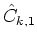 $\hat{C}_{k,1}$