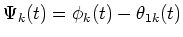 $\Psi_k(t)=\phi_k(t)-\theta_{1k}(t)$