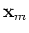 ${\bf {x}}_m$