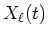 $X_\ell(t)$