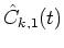 $\hat{C}_{k,1}(t)$