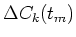 $\displaystyle \Delta C_k(t_m)$