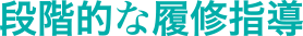 段階的な履修指導