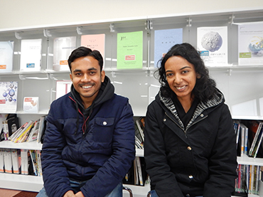 Mr. Akshay Gadi Patil (left) and Ms. Bhoomika Sonane (right)