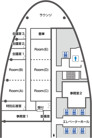 東京サテライトレイアウト図