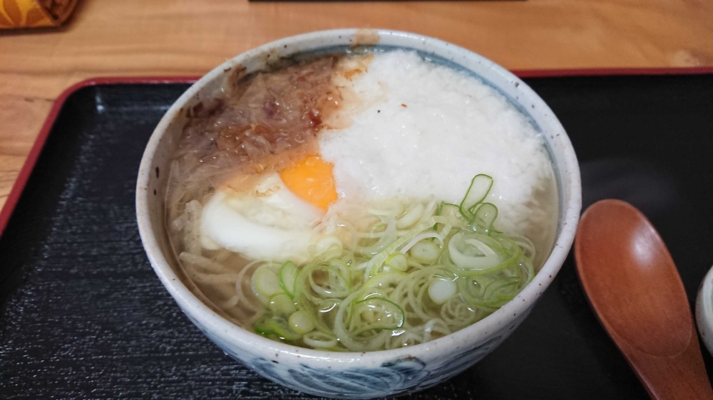 月見とろろそば