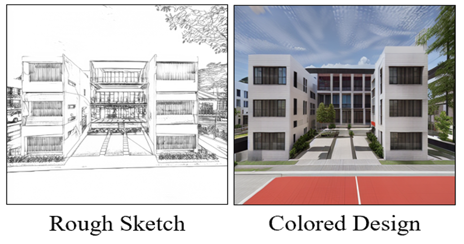 School Building Rendering